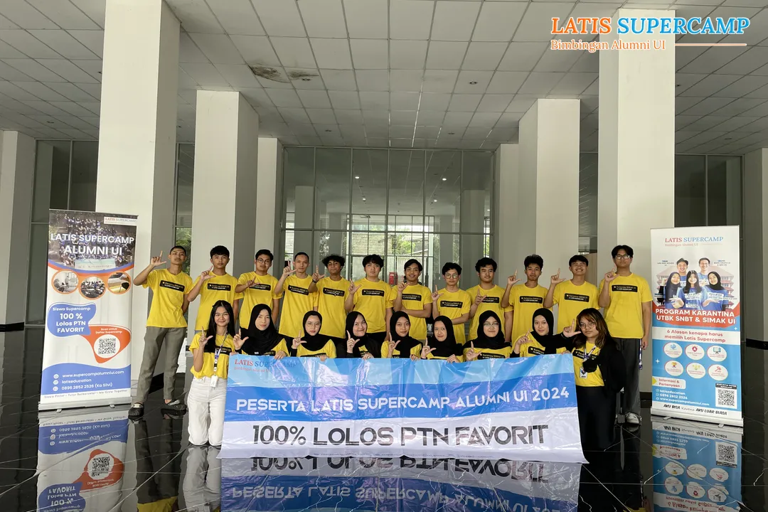 gambar galeri kegiatan bimbel SIMAK UI karantina latis supercamp