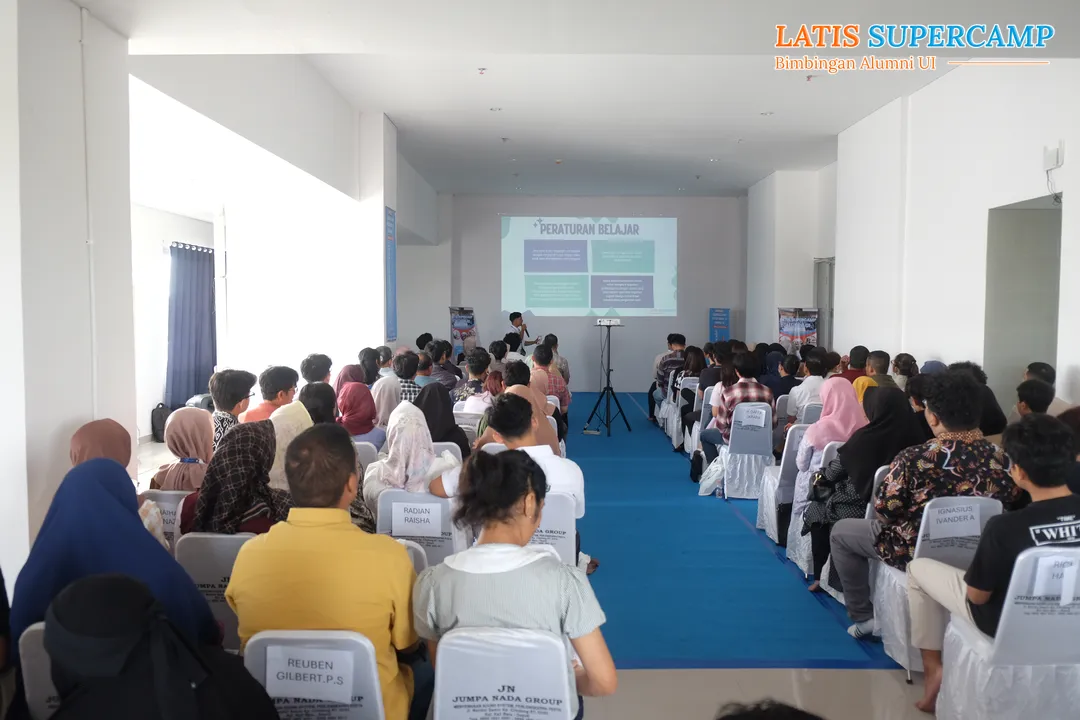 gambar galeri kegiatan bimbel UTBK SNBT karantina latis supercamp