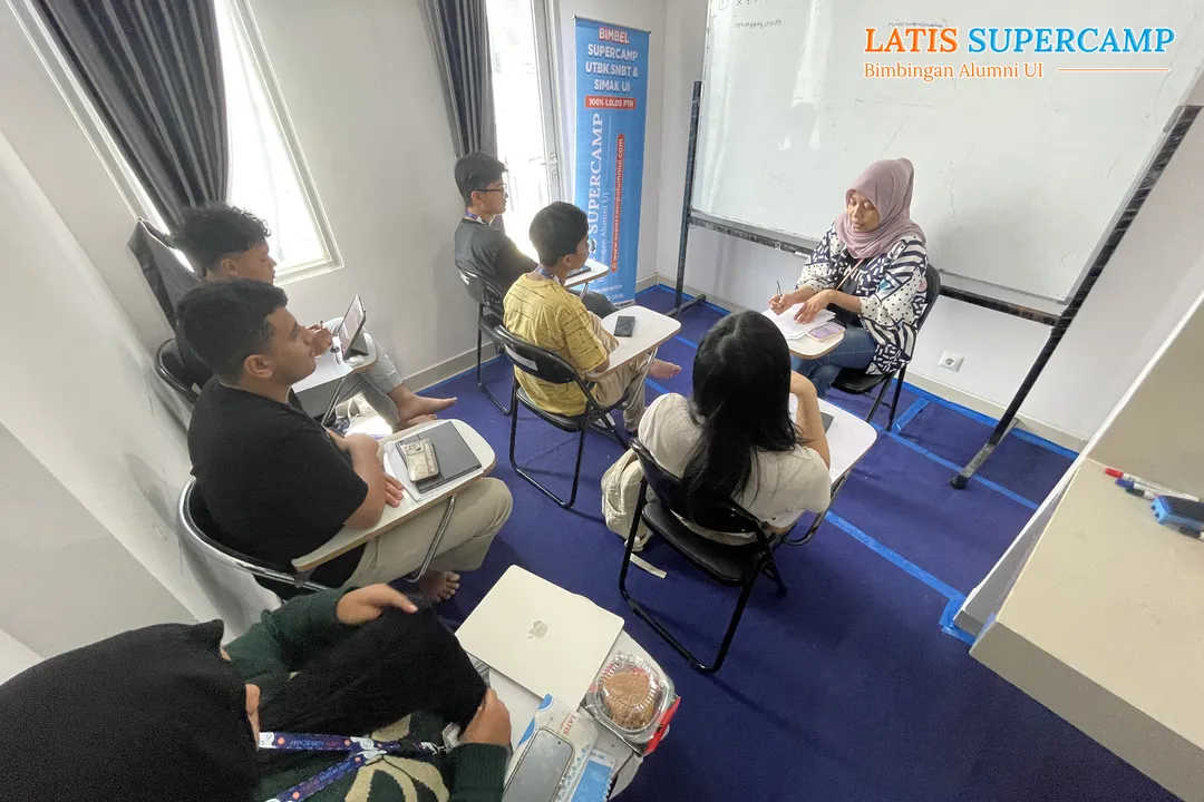gambar galeri kegiatan bimbel UTBK SNBT karantina latis supercamp